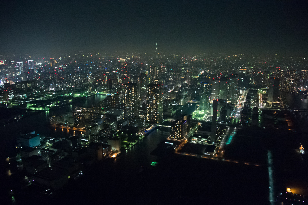 角度を変え、スカイツリーを中央に望む