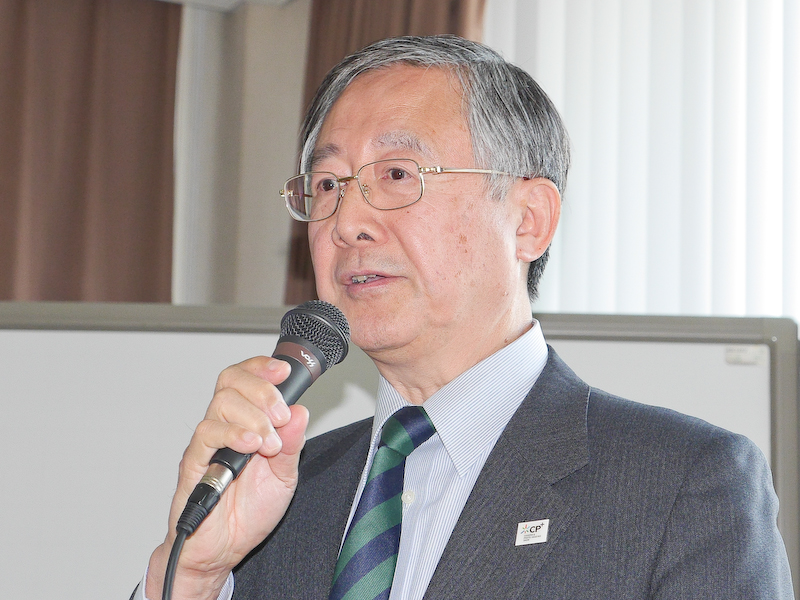 CP+実行委員会 委員長の寺田俊夫氏。