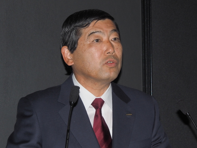 富士フイルム株式会社 代表取締役社長・COOの中嶋成博氏