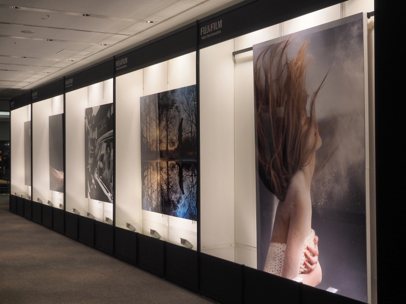 大きなサイズでの作例展示があった