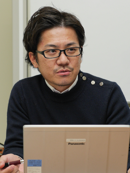 商品企画を担当した渡邊慎治氏。