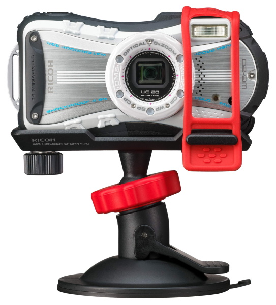 WGサクションカップマウント＋WGホルダー使用例