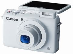 キヤノン、背面カメラ搭載「PowerShot N100」を国内発表 - デジカメ