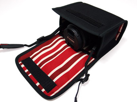 ブラック・ボルドーストライプ