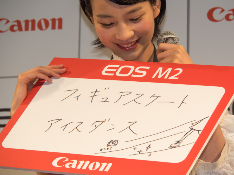 EOS M2で一番撮ってみたいものは何ですか? との問いに対し、イラスト入りで回答