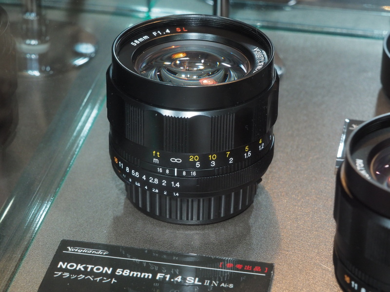 NOKTON 58mm F1.4 SL II N（Ai-S）ブラックペイント（参考出品）