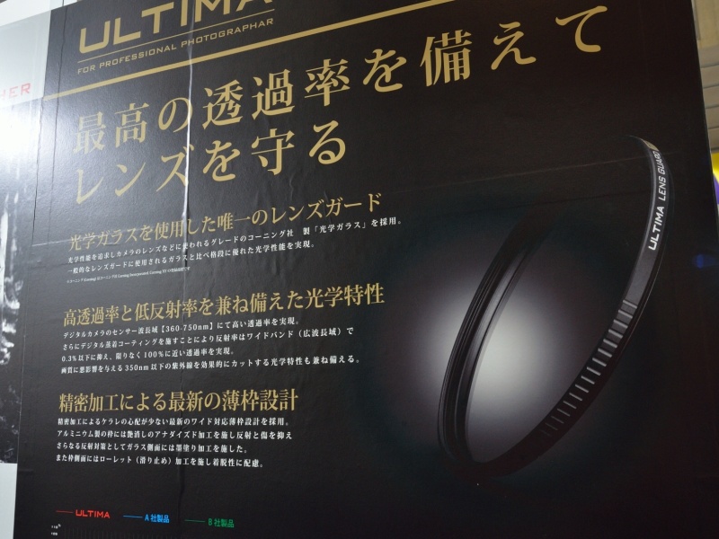 高透過率を誇る高級プロテクトフィルターULTIMAシリーズ