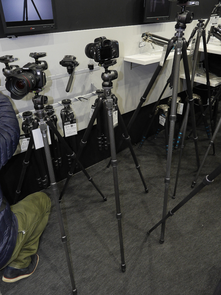 リニューアルしたマウンテニアシリーズが並ぶ