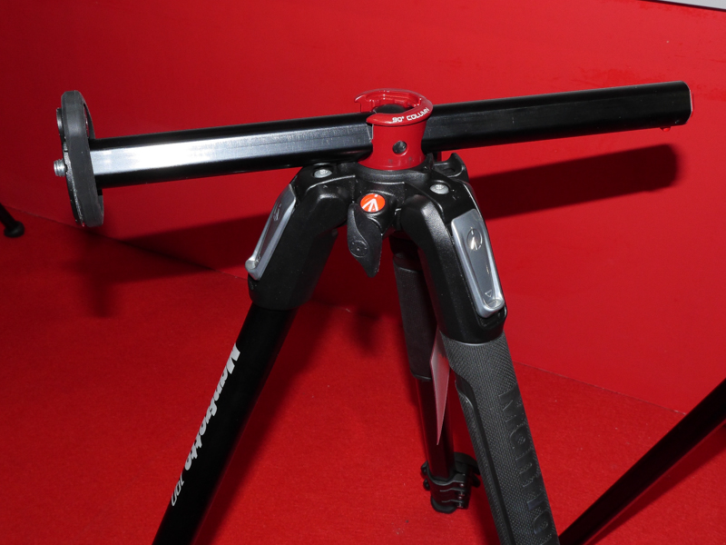 センターポールを横にする機構が新しくなった