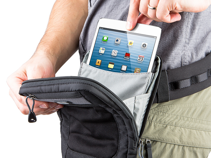 別売りの腰ベルトを装着したところ