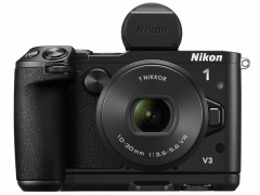 AF追従で秒間20コマ撮影のミラーレス「Nikon 1 V3」 - デジカメ