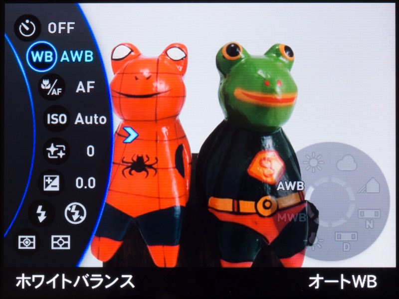 コントロールダイヤル中央の「SET」ボタン押しで表示される「表示パネル」はカシオならではのもの。上下キーで項目を選んで「SET」ボタン押しで設定を変更する画面に移行する。