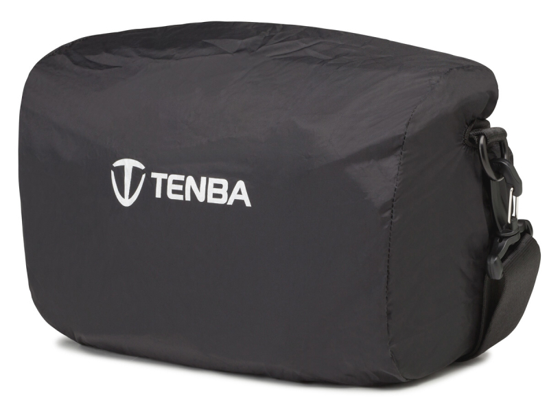 レインカバーを装着したところ。