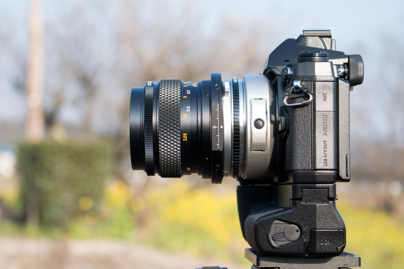 撮影時の様子。