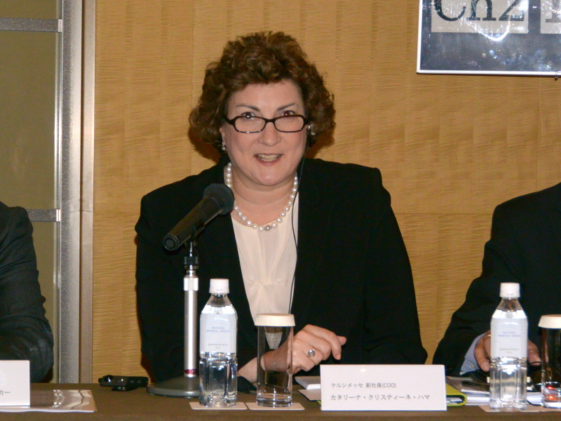 ケルンメッセ副社長（COO）のカタリーナ・クリスティーネ・ハマ氏