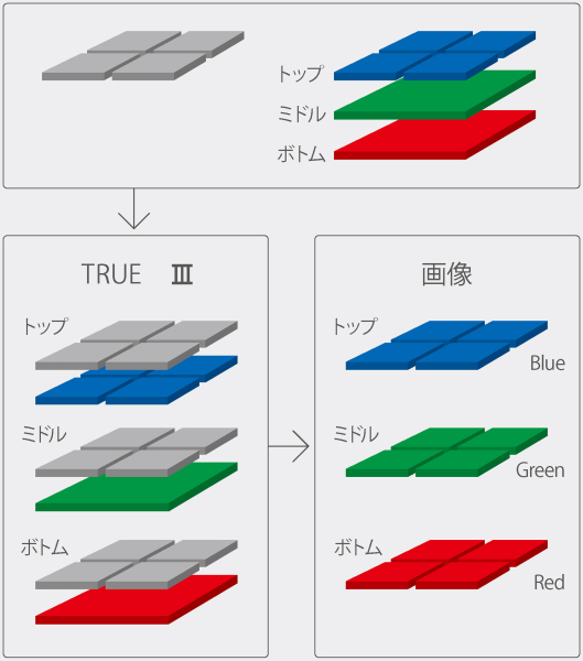 Quattroセンサーの概念図