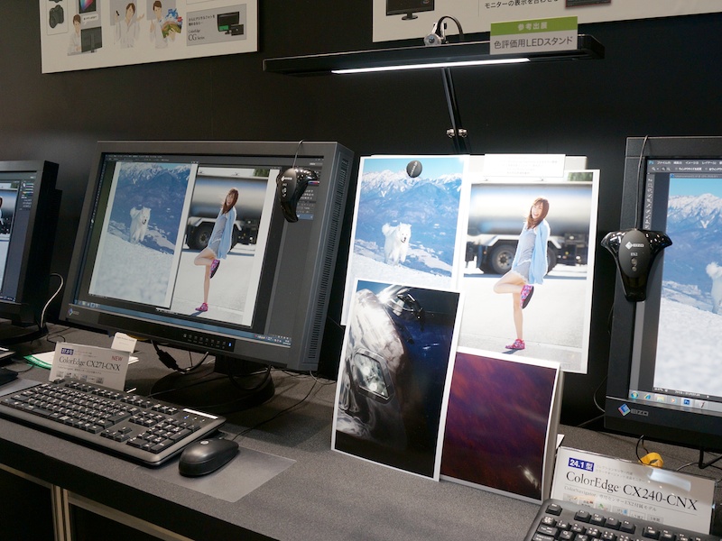 使用例（CP+2014のEIZOブース）