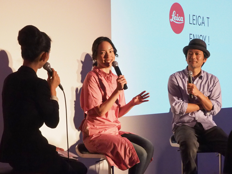 KIKIさん（左）と若木信吾氏（右）