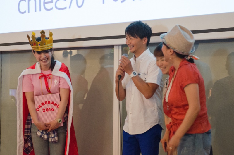 思いもよらなかった結果にchieさんは感激の涙を隠せません。おめでとうー♪