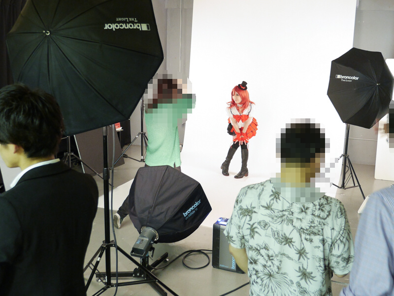 全身を撮るためのセッティング