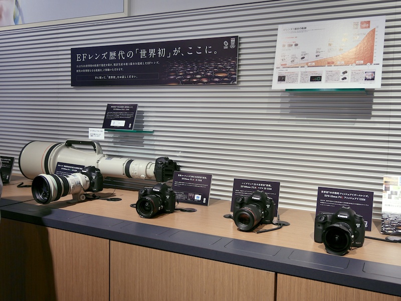 キヤノンギャラリー銀座での展示の様子