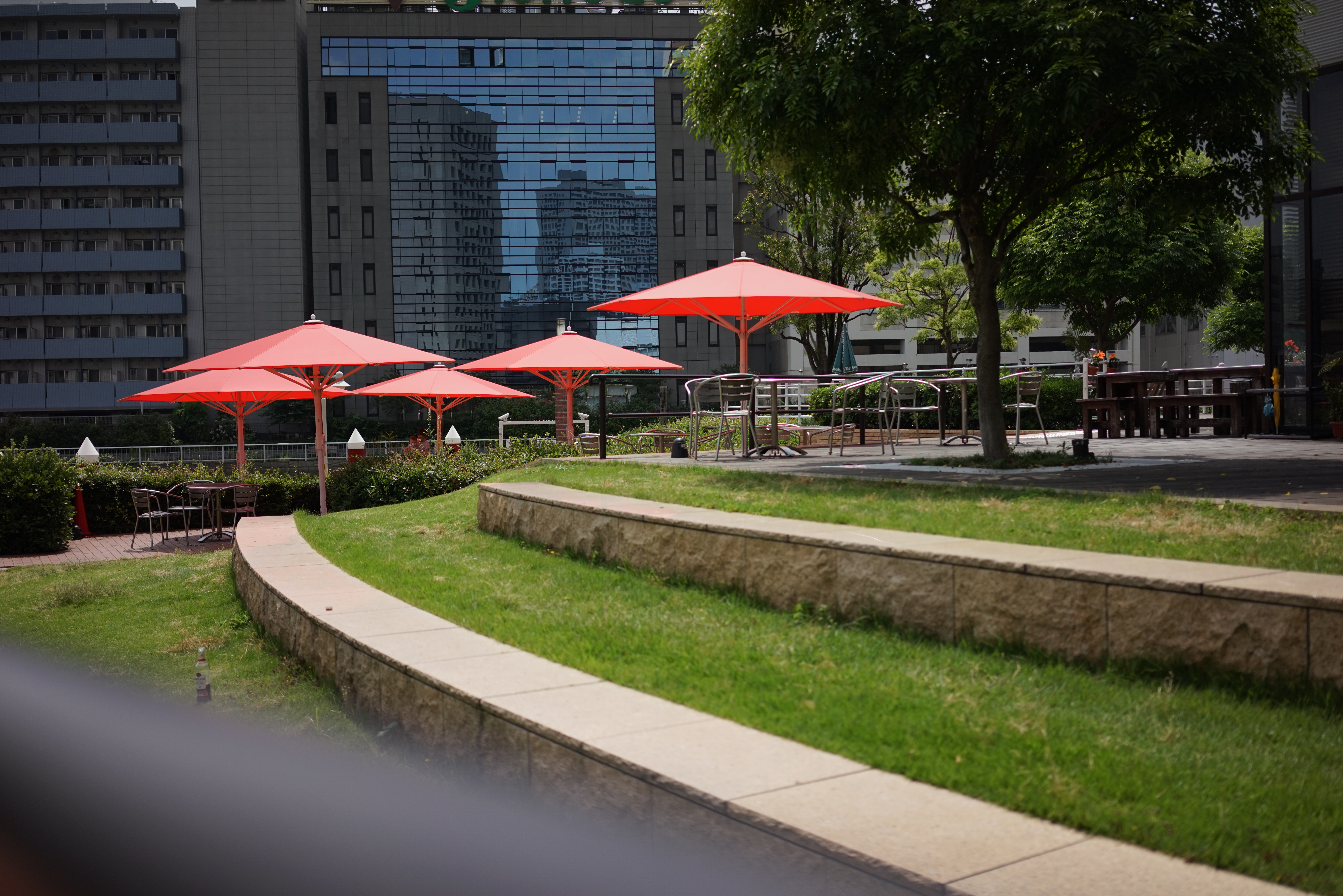 絞りは開放のF2.8としている。作例を見るかぎりコントラストは上々。ピントの合っている部分のキレもよい。手前からピント面近くまで前ボケを入れてみたが、そう悪い感じはしない。周辺減光は顕著に現れている。α7R / 1/4,000秒 / F2.8 / -1EV / ISO100 / 絞り優先AE / 35mm