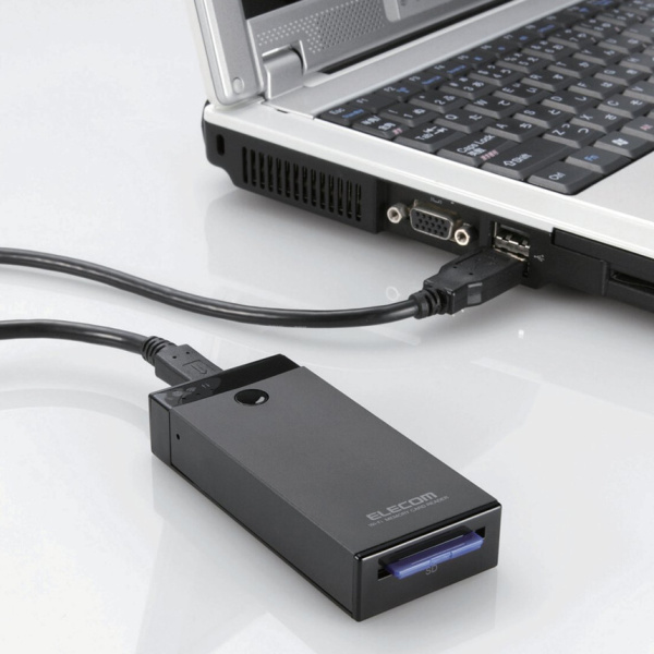 USBカードリーダーとしての使用例