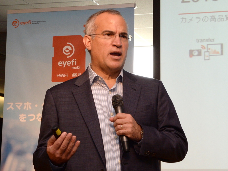 米Eye-Fi Inc, CEOのMatt DiMaria氏