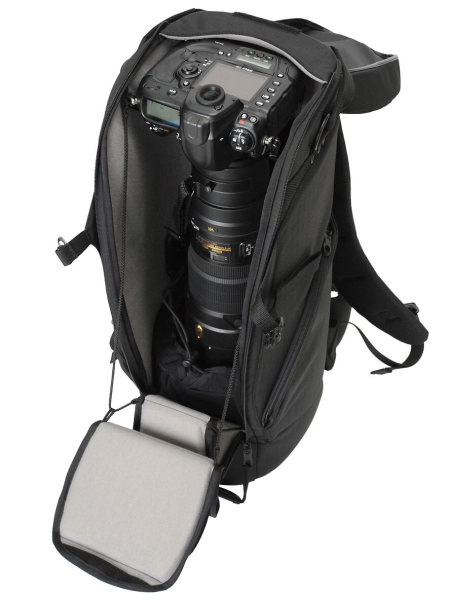 収納例（AF-S NIKKOR 600mm f/4G ED VR+D3S）