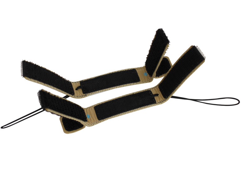 面ファスナーで繋いでストラップとする