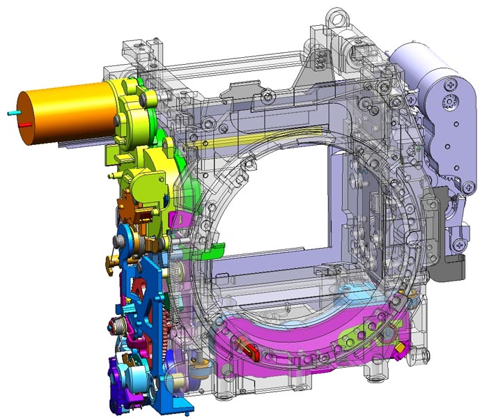 モーターの配置