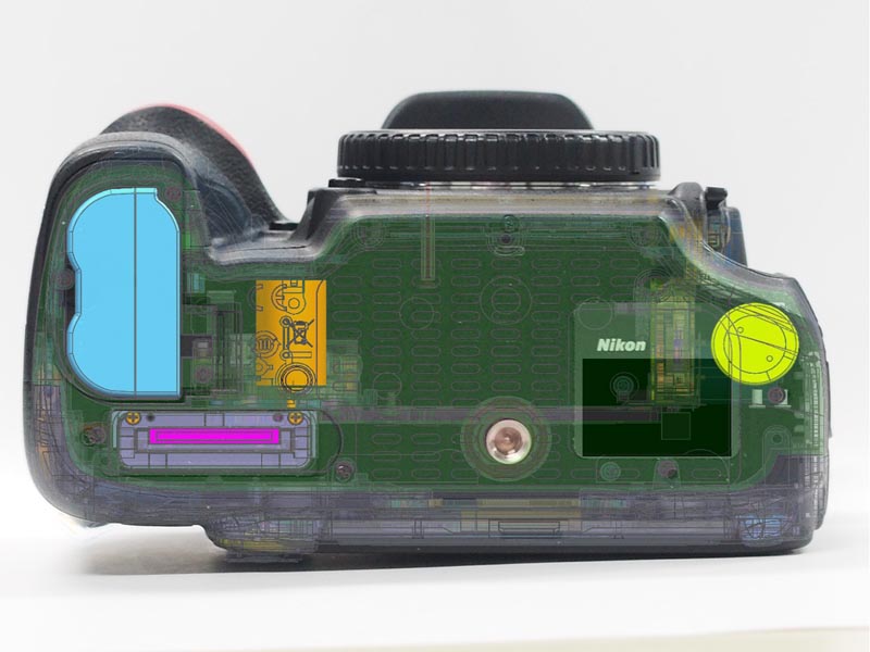 従来機のレイアウト
