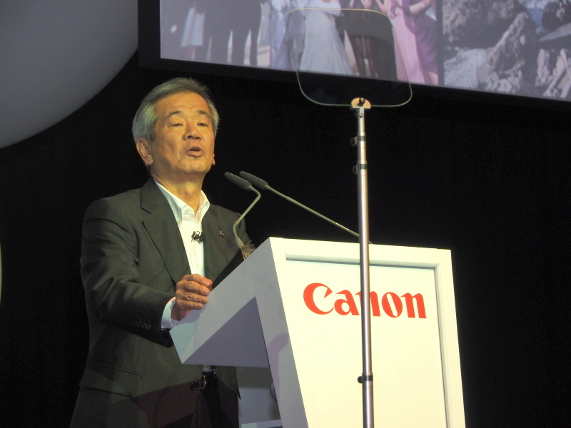 キヤノン 真栄田雅也氏が登壇
