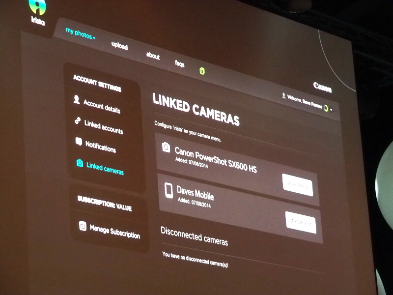 キヤノンWi-Fiカメラとの連携イメージ