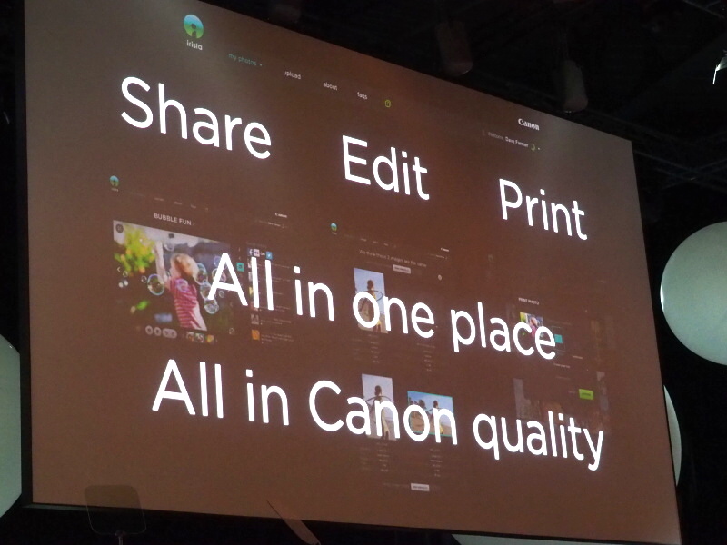 キヤノン品質で一貫できるとアピール