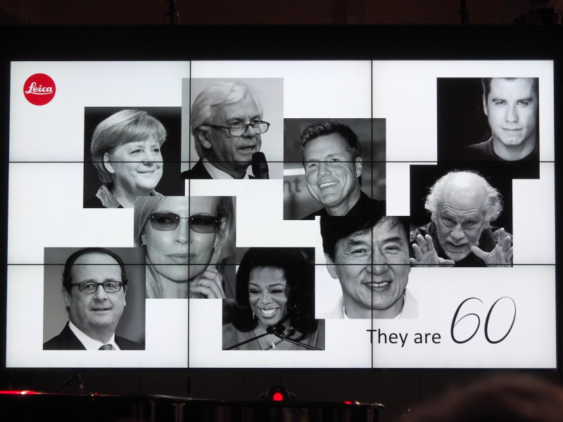 M型ライカとともに60周年を迎える人々と乗り物