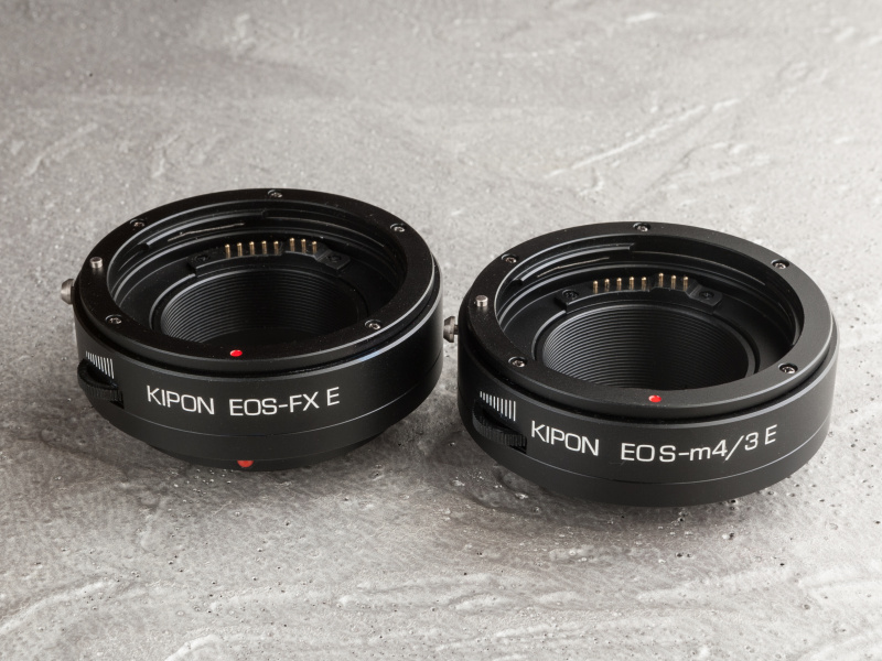 キポンのマウントアダプターだけあって、ボディ側マウントは多様な種類に対応する
