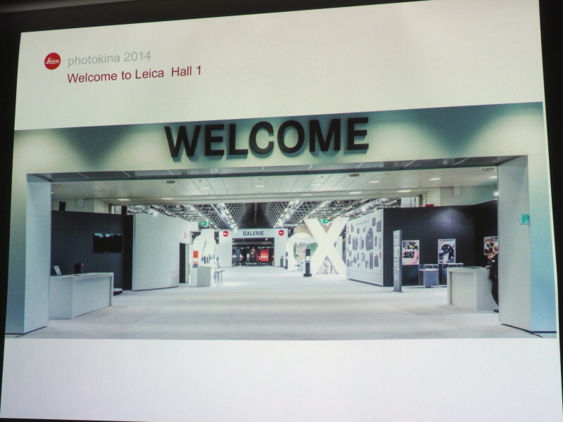 フォトキナ2014のライカ会場入口