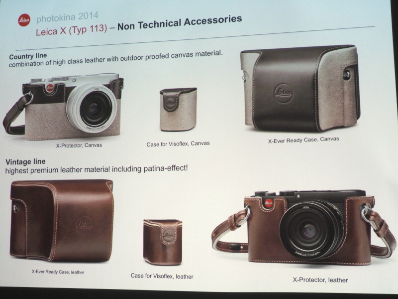 ケースやバッグといったアクセサリーも発表されている