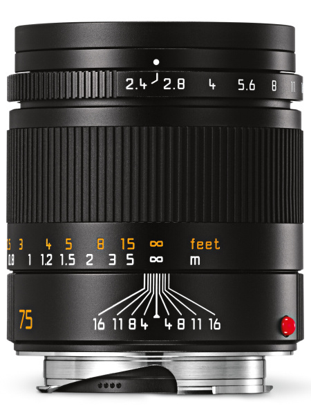 ズマリットM f2.4/75mmブラック。10月発売。25万9,200円