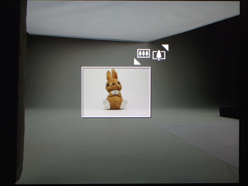 フレーミングアシスト-探索ボタンを押して画角を広くしたところ