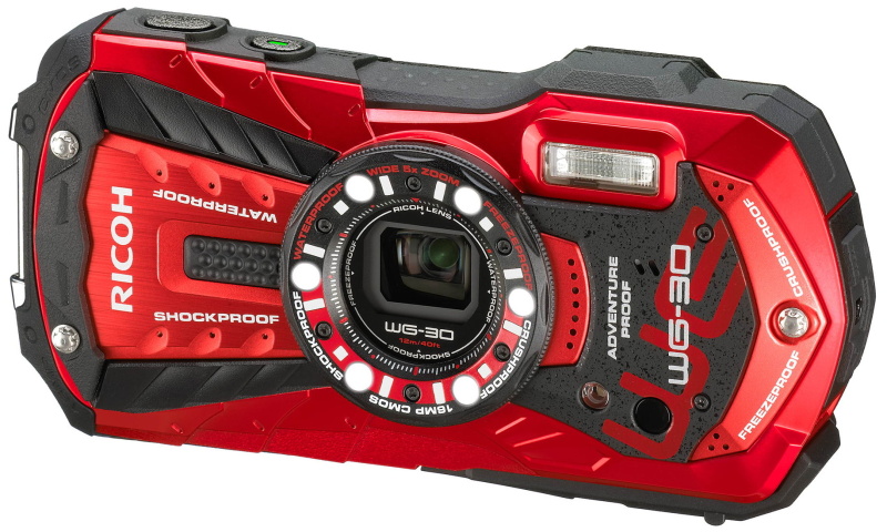 RICOH WG-30バーミリオンレッド