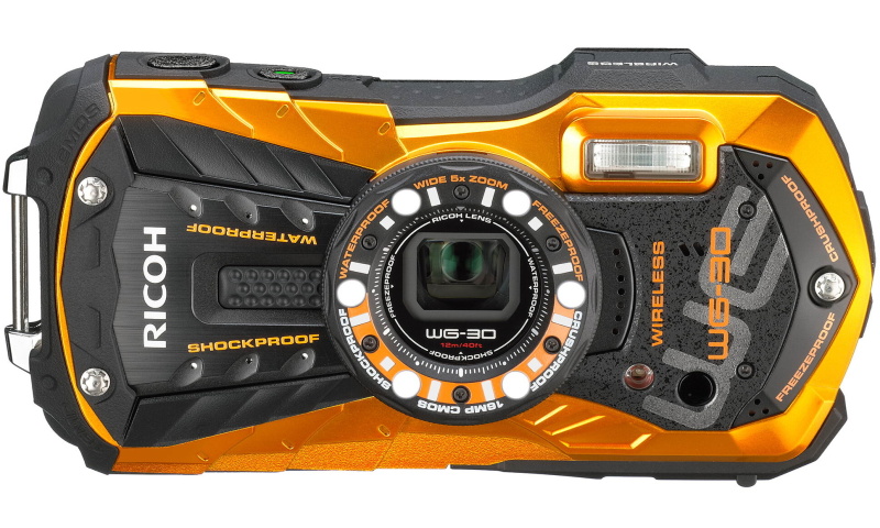 RICOH WG-30Wフレームオレンジ
