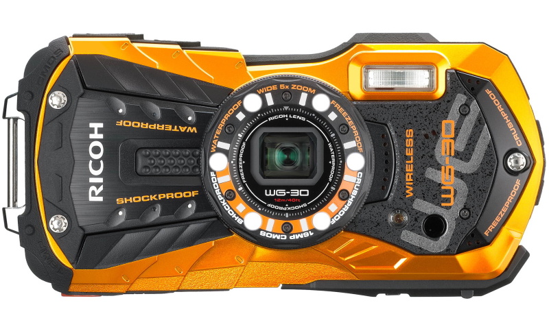 RICOH WG-30Wフレームオレンジ