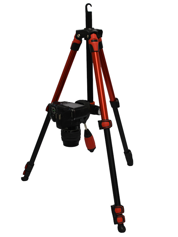 センターポールを逆付けしてローアングルに対応できる