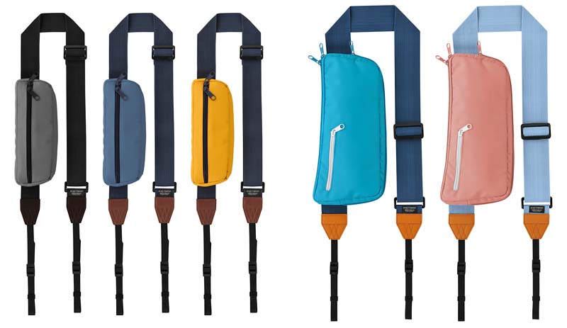 左からSサイズ/グレー、Sサイズ/ブルー、Sサイズ/イエロー、Lサイズ/ブルー、Lサイズ/ピンク