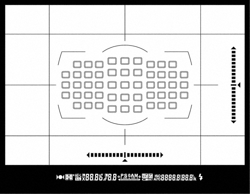 <strong class="">D810相当の51点AFシステム</strong><br class="">上からD810、D750、D610。D600/D610でもの足りなかった39点AFに対し、D750はD4S/D810と同じ51点AFに強化。ただし、AFモジュールの小型化のため、D4S/D810よりもAFエリアは少しだけ狭くなっている