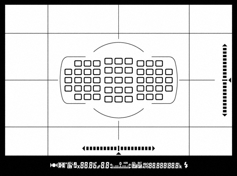 <strong class="">D810相当の51点AFシステム</strong><br class="">上からD810、D750、D610。D600/D610でもの足りなかった39点AFに対し、D750はD4S/D810と同じ51点AFに強化。ただし、AFモジュールの小型化のため、D4S/D810よりもAFエリアは少しだけ狭くなっている