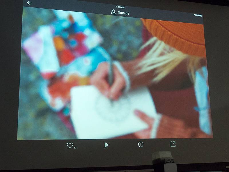 iPadアプリでもピント位置の変更が可能
