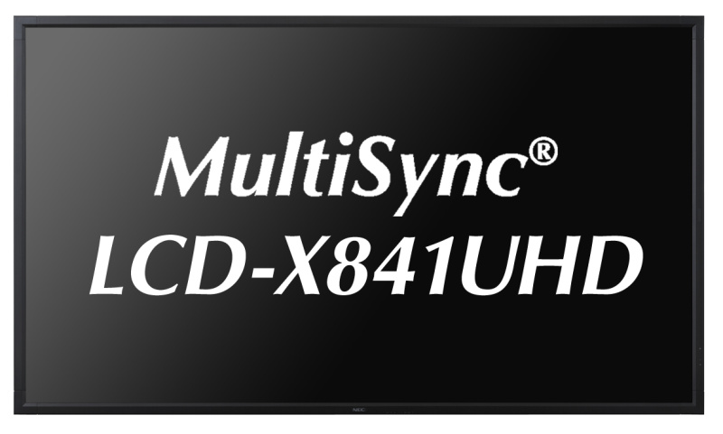 MultiSync LCD-X841UHD